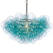 Regina Andrew - 16-1044AQ - One Light Chandelier - Bubbles - Brushed Nickel