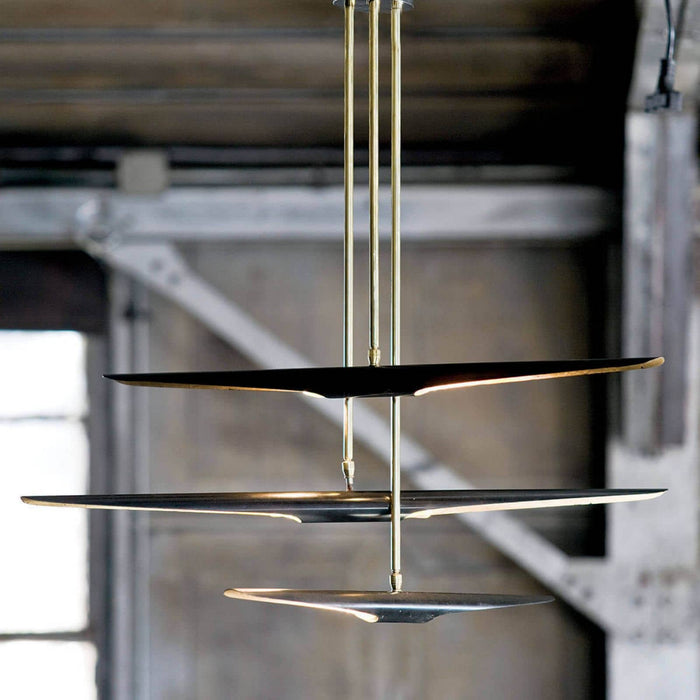 Regina Andrew - 16-1081BLK - Six Light Chandelier - Concorde - Blackened Steel