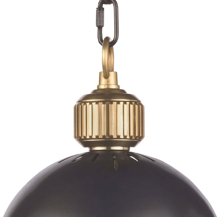 Regina Andrew - 16-1117BBNB - One Light Pendant - Otis - Blackened Brass