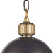 Regina Andrew - 16-1117BBNB - One Light Pendant - Otis - Blackened Brass