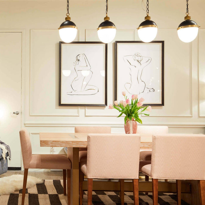 Regina Andrew - 16-1117BBNB - One Light Pendant - Otis - Blackened Brass