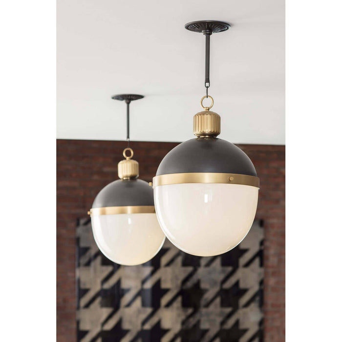 Regina Andrew - 16-1119BBNB - One Light Pendant - Otis - Blackened Brass