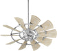 Quorum - 194410-9 - 44 Inch Patio Fan - Windmill - Galvanized
