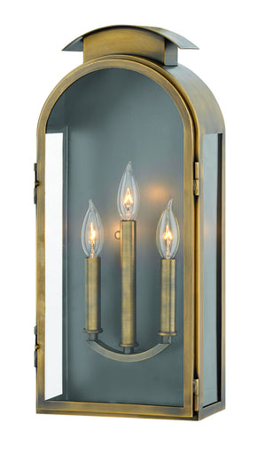 Rowley LED Wall Mount Light Antique Brass