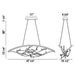 Eurofase - 34065-013 - LED Linear Chandelier - Basilica - Bronze