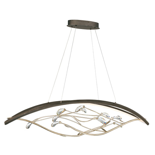 Basilica LED Linear Chandelier Bronze