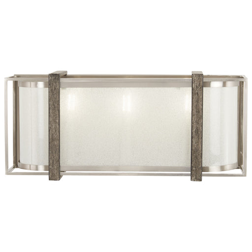 Tyson's Gate Three Light Bath Brushed Nickel w/Shale Wood