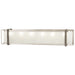 Minka-Lavery - 4566-098 - Six Light Bath - Tyson's Gate - Brushed Nickel w/Shale Wood