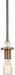Minka-Lavery - 4731-113 - One Light Mini Pendant - Safra - Harvard Court Bronze w/Natural Brushed Brass
