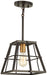 Minka-Lavery - 4761-416 - One Light Mini Pendant - Keely Calle - Painted Bronze w/Natural Brushed Brass