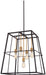 Minka-Lavery - 4765-416 - Five Light Pendant - Keeley Calle - Painted Bronze W/Natural Brush