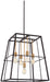 Minka-Lavery - 4765-416 - Five Light Pendant - Keeley Calle - Painted Bronze W/Natural Brush