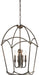 Minka-Lavery - 4774-281 - Four Light Pendant - Jupiter's Canopy - Harvard Court Bronze