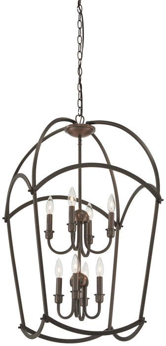 Minka-Lavery - 4778-281 - Eight Light Pendant - Jupiter's Canopy - Harvard Court Bronze