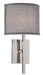 Matteo Lighting - W42501GY - One Light Wall Sconce - Nolan Wall Sconce - Chrome