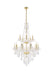Verona 15 Light Chandelier Gold-Large Chandeliers-Elegant Lighting-Lighting Design Store