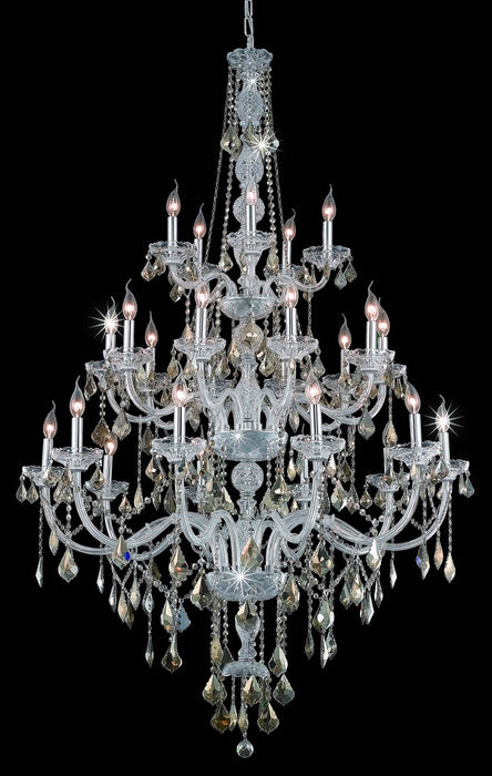 Verona 25 Light Chandelier Chrome-Large Chandeliers-Elegant Lighting-Lighting Design Store