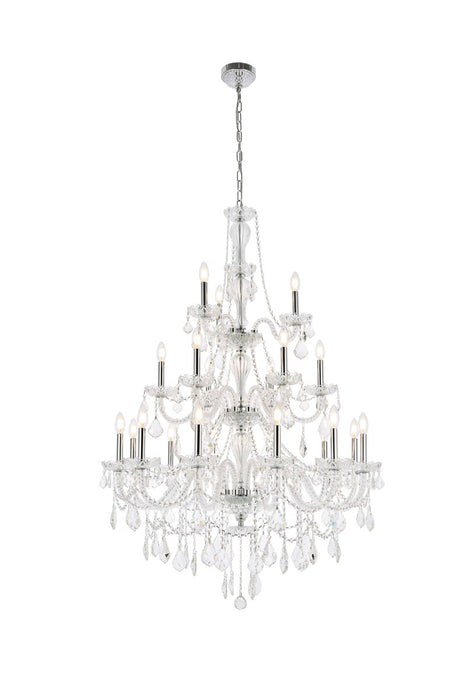 Giselle 21 Light Chandelier Chrome-Large Chandeliers-Elegant Lighting-Lighting Design Store