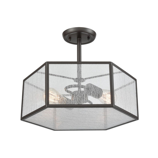 Spencer Two Light Semi Flush Mount