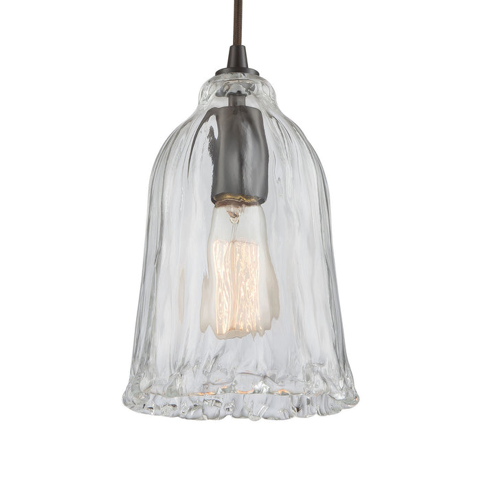 ELK Home - 10671/3L - Three Light Pendant - Hand Formed Glass - Oil Rubbed Bronze