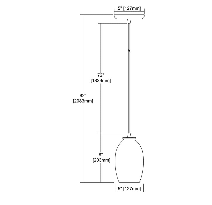 ELK Home - 10930/1 - One Light Mini Pendant - Villiska - Satin Nickel