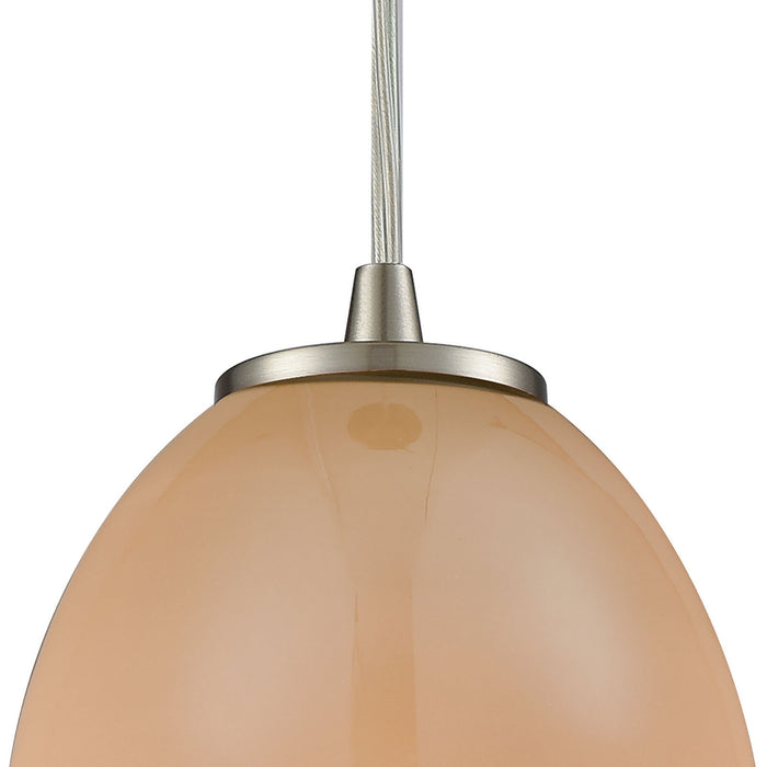 ELK Home - 10930/3L - Three Light Pendant - Villiska - Satin Nickel