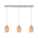 ELK Home - 10930/3LP - Three Light Pendant - Villiska - Satin Nickel