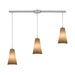 ELK Home - 10940/3L - Three Light Pendant - Connor - Satin Nickel