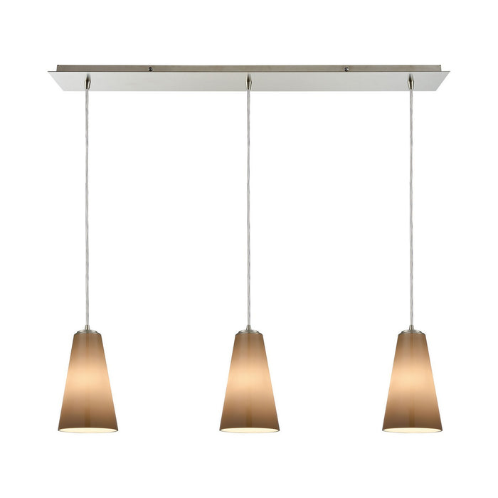 ELK Home - 10940/3LP - Three Light Pendant - Connor - Satin Nickel