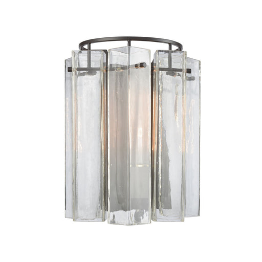 Cubic Glass One Light Wall Sconce