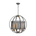 ELK Home - 12171/6 - Six Light Chandelier - Ellicott - Weathered Zinc