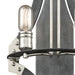 ELK Home - 15230/2 - Two Light Wall Sconce - Riveted Plate - Silverdust Iron