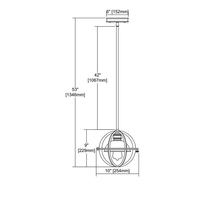 ELK Home - 16162/1 - One Light Mini Pendant - Aubridge - Oil Rubbed Bronze