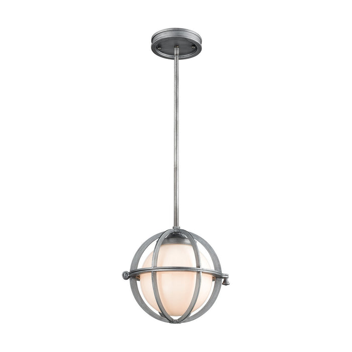 ELK Home - 16173/1 - One Light Mini Pendant - Aubridge - Weathered Zinc