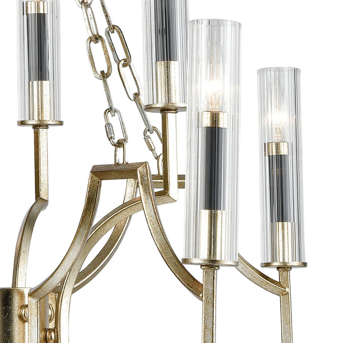 ELK Home - 33045/8 - Eight Light Chandelier - Sylvanna - Antique Silver Leaf