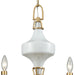 ELK Home - 33053/6 - Six Light Chandelier - Ceramique - Antique Gold Leaf