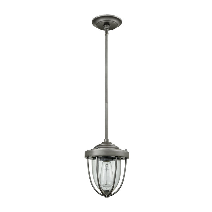 ELK Home - 33100/1 - One Light Mini Pendant - Sturgis - Weathered Zinc