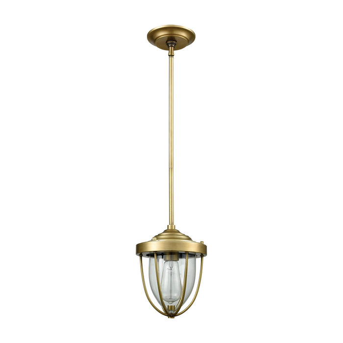 ELK Home - 33120/1 - One Light Mini Pendant - Sturgis - Satin Brass