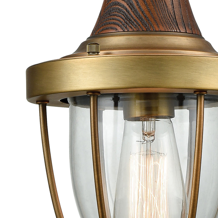 ELK Home - 33140/1 - One Light Mini Pendant - Sturgis - Brushed Antique Brass