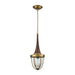 ELK Home - 33140/1 - One Light Mini Pendant - Sturgis - Brushed Antique Brass