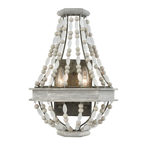ELK Home - 33190/2 - Two Light Wall Sconce - Summerton - Washed Gray