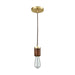ELK Home - 33225/1 - One Light Mini Pendant - Socketholder - Satin Brass