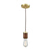 ELK Home - 33225/1 - One Light Mini Pendant - Socketholder - Satin Brass