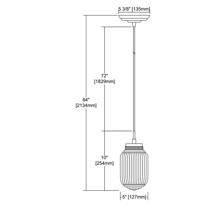 ELK Home - 56662/1 - One Light Mini Pendant - Dubois - Polished Chrome