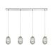 ELK Home - 56662/4LP - Four Light Pendant - Dubois - Polished Chrome