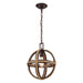 ELK Home - 63063-1 - One Light Mini Pendant - Natural Rope - Oil Rubbed Bronze