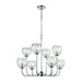 ELK Home - 81365/4+4 - Eight Light Chandelier - Emory - Polished Chrome