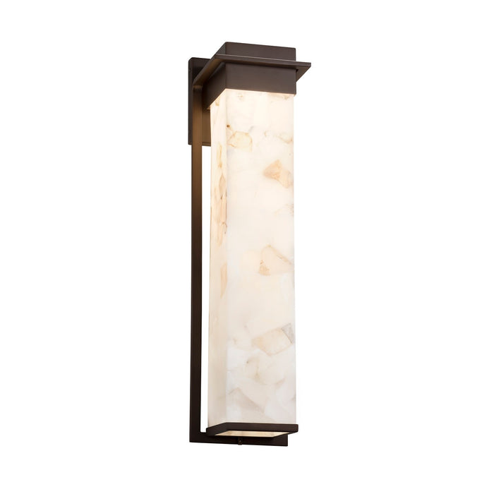 Justice Designs - ALR-7545W-DBRZ - LED Outdoor Wall Sconce - Alabaster Rocks - Dark Bronze