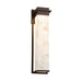 Justice Designs - ALR-7545W-DBRZ - LED Outdoor Wall Sconce - Alabaster Rocks - Dark Bronze