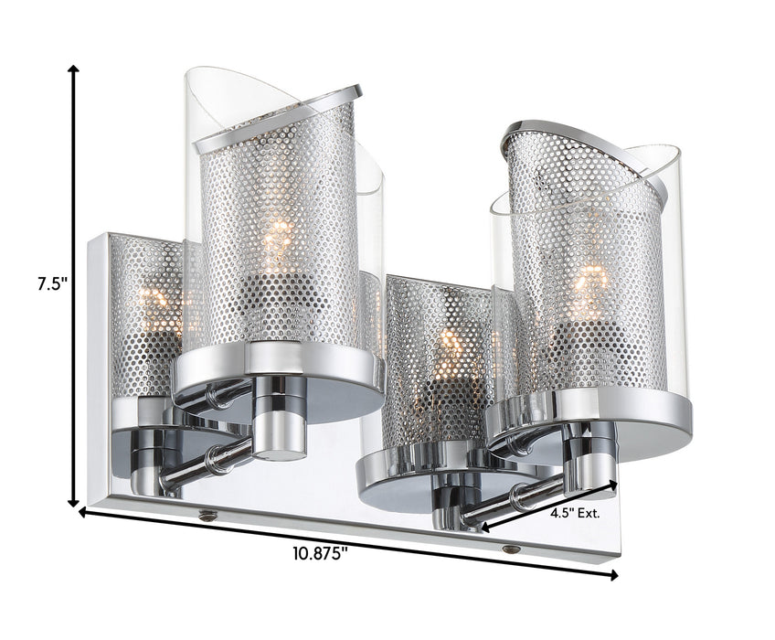 Varaluz - 246B02CH - Two Light Bath - So Inclined - Chrome